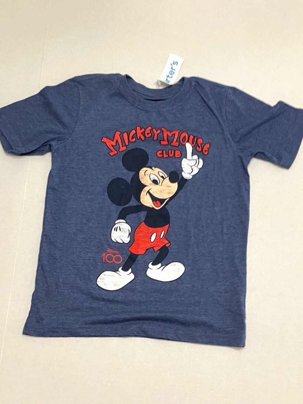 NWT Carter's Disney 100 Mickey Mouse Youth Shirt